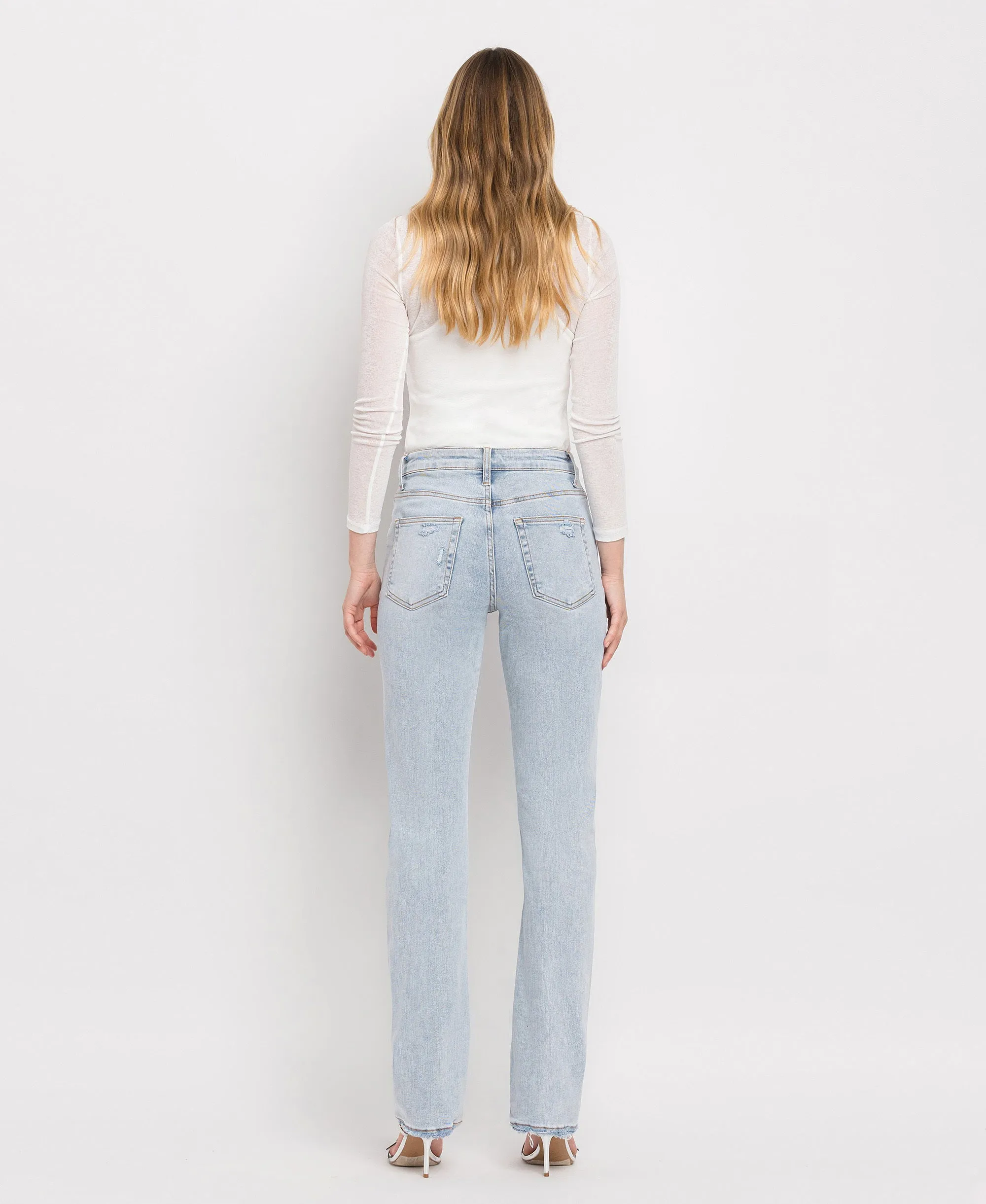 90s Vintage Stretch Straight Jeans
