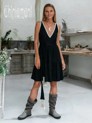 Alma Midi Dress / Black