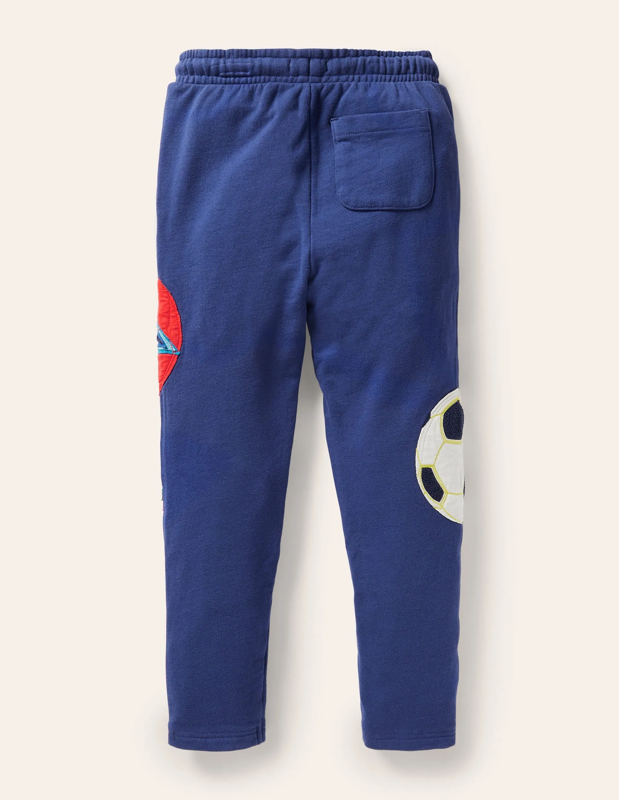 Appliqué Joggers-Starboard Blue Football