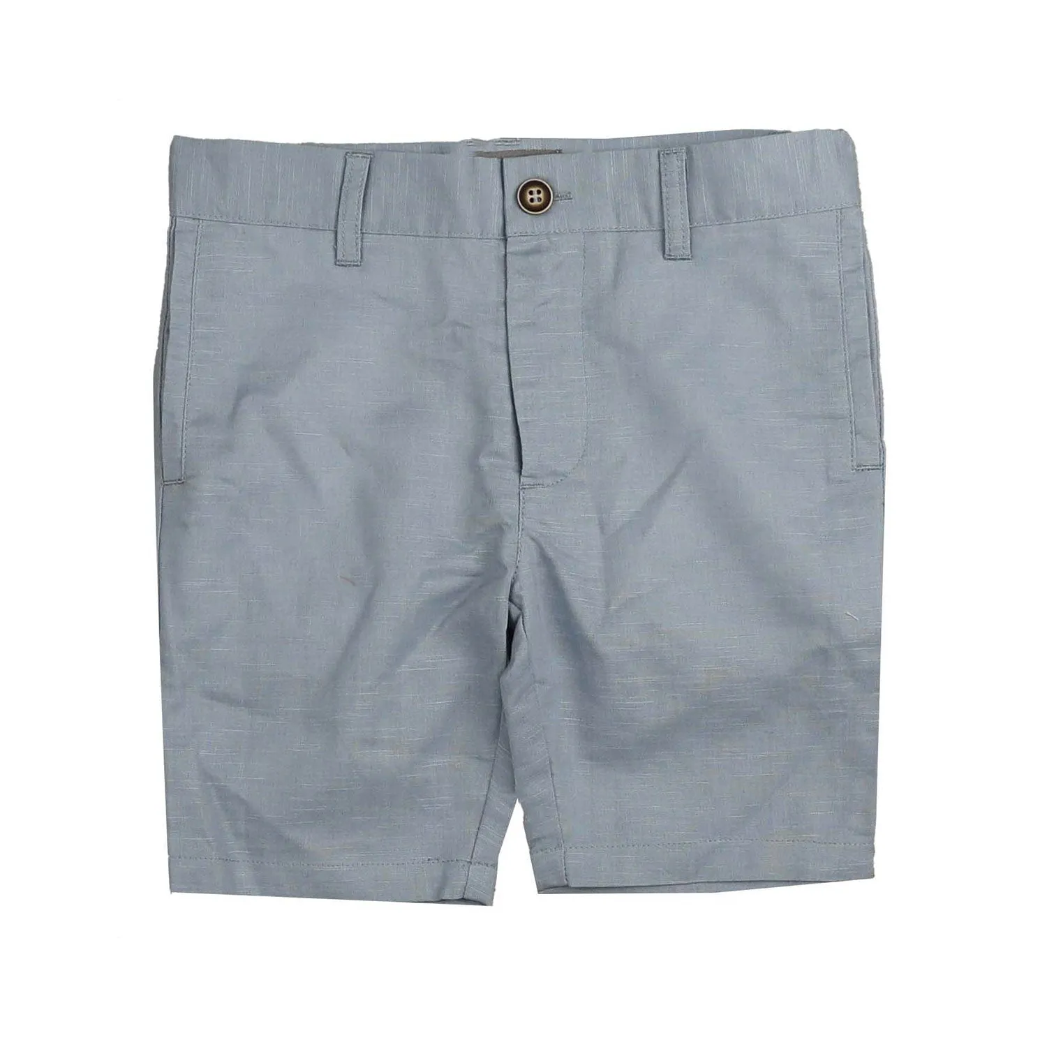 Belati Light Blue Linen Bermudas Belati (BBM523)