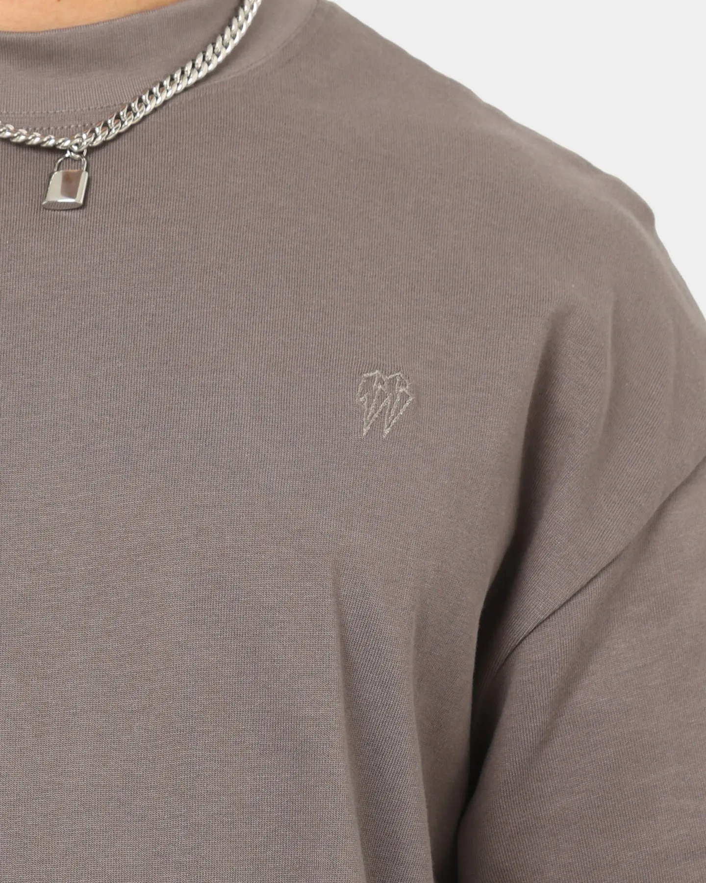 EN ES Origins High Neck T-Shirt Vintage Charcoal