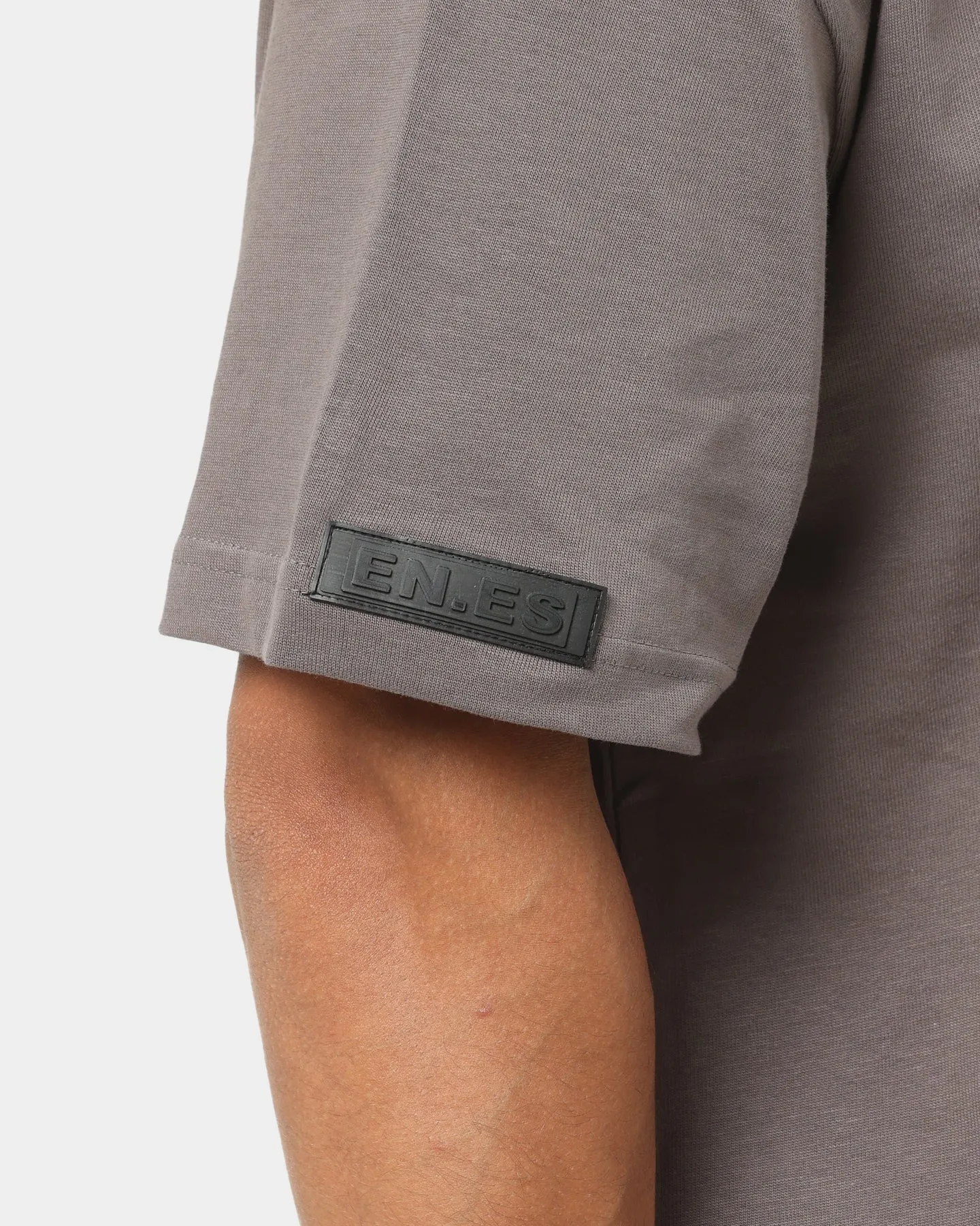 EN ES Origins High Neck T-Shirt Vintage Charcoal