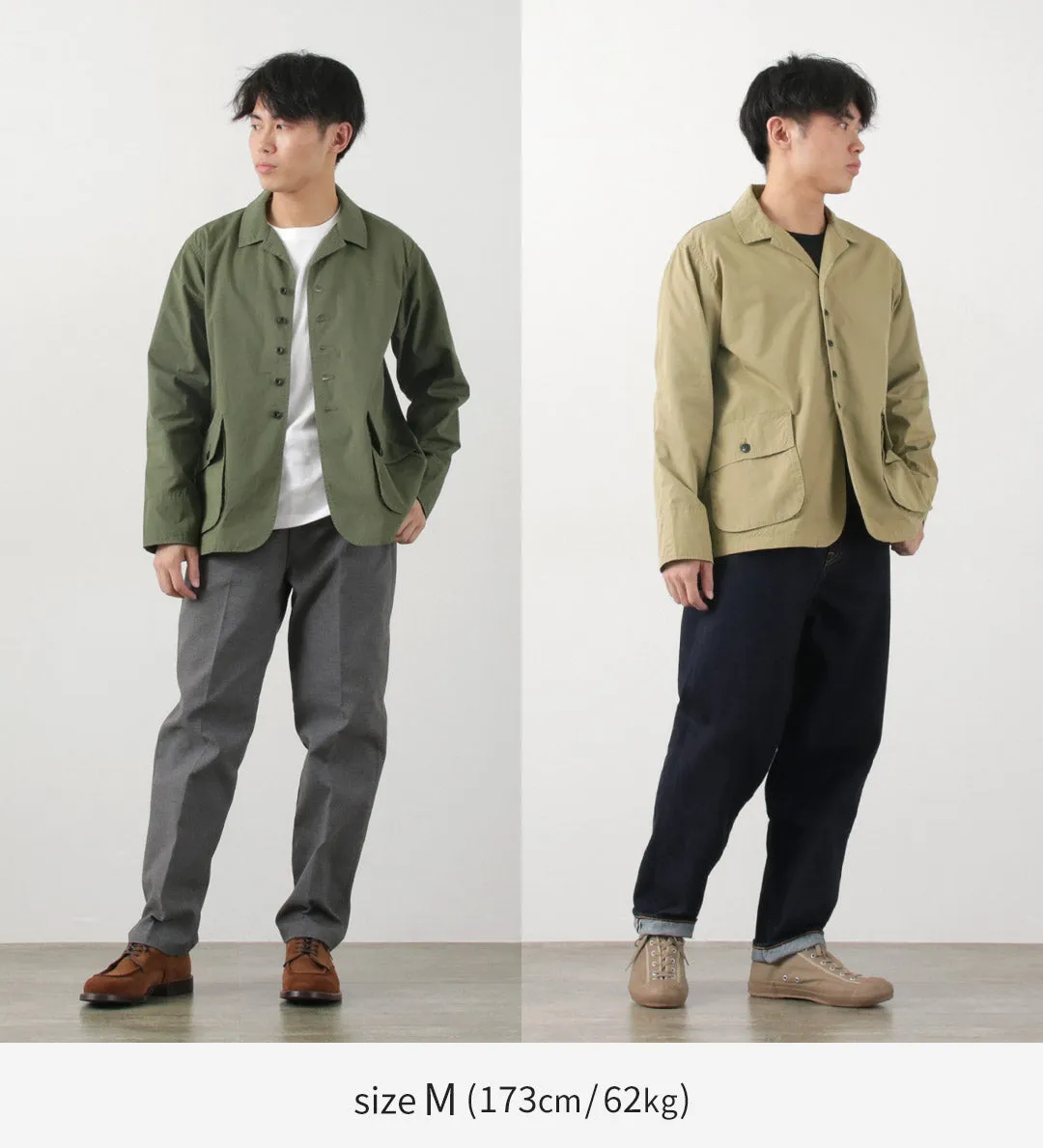 FOB FACTORY / F2439 Cotton nylon packable field jacket