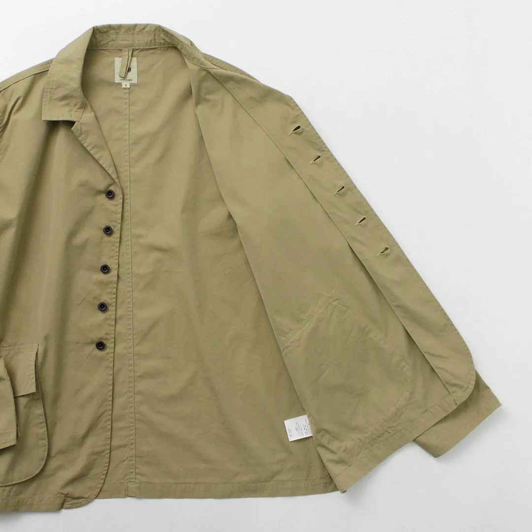 FOB FACTORY / F2439 Cotton nylon packable field jacket