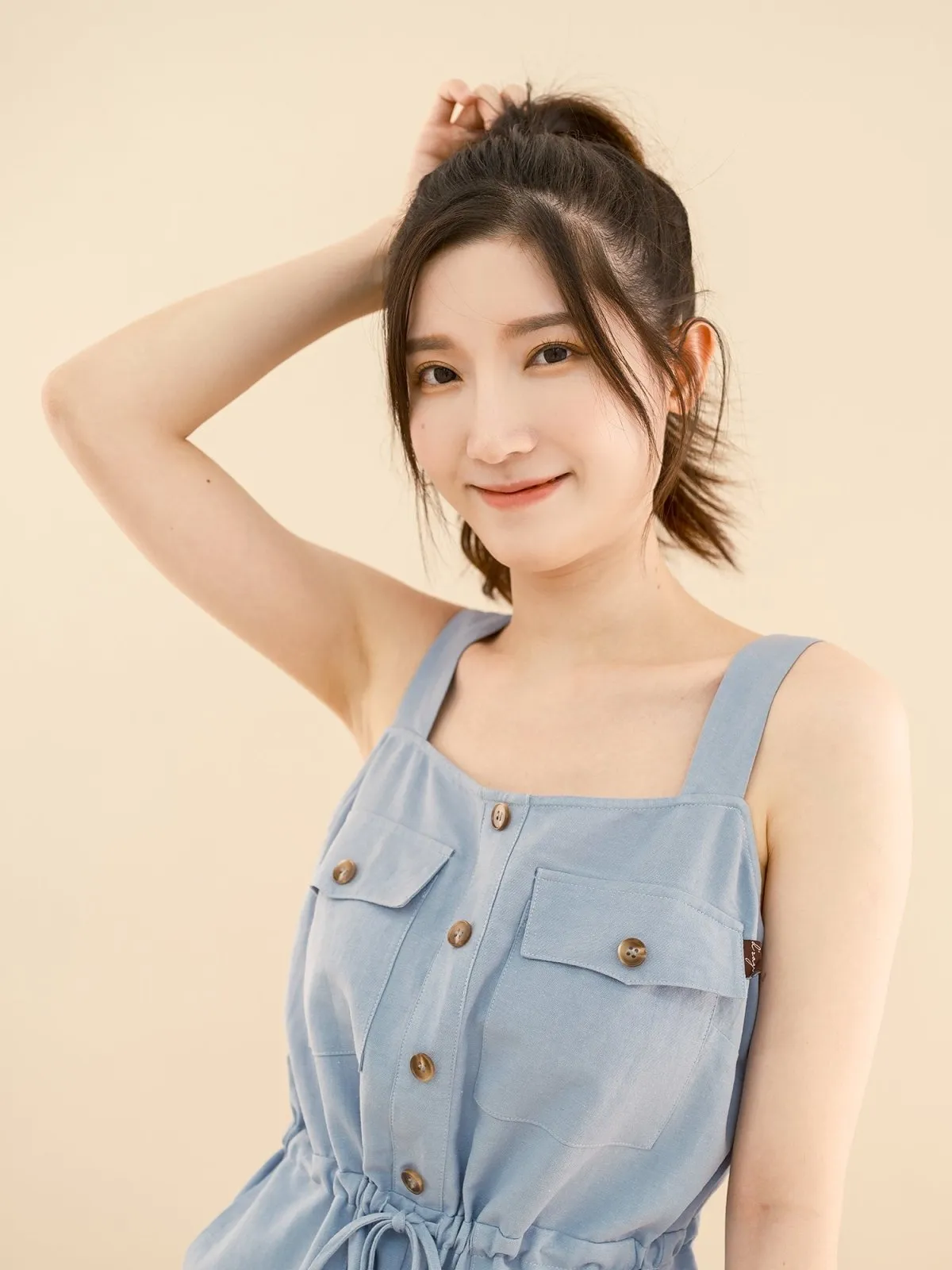 Freya 綁腰吊帶連身褲*