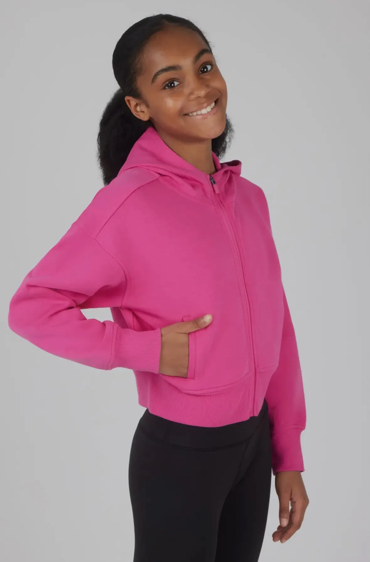 Girls Scuba Full Zip Everyday Hoodie Jacket