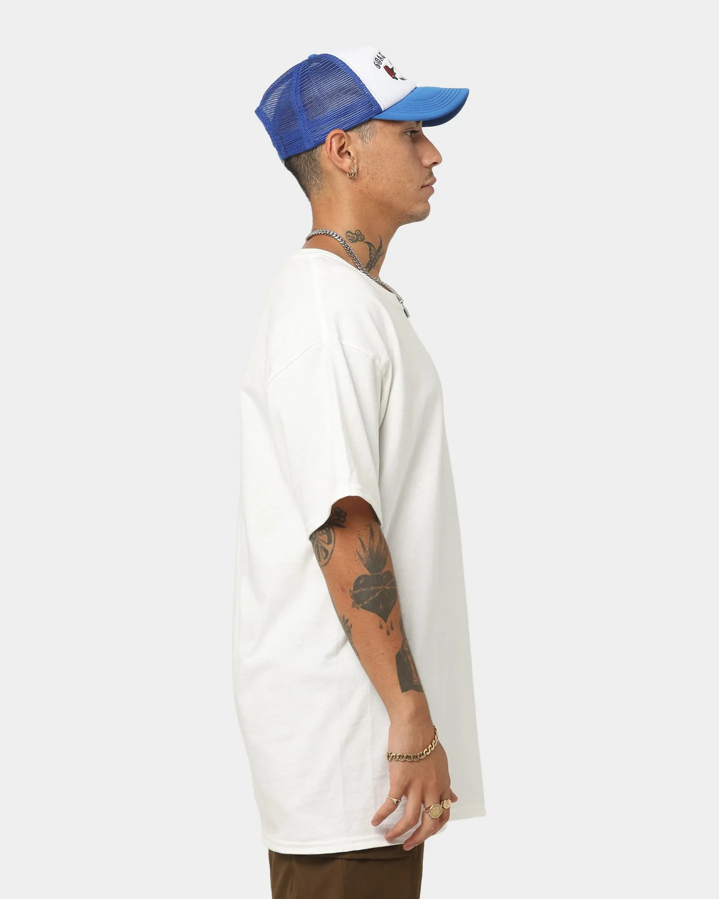 Goat Crew Race Car T-Shirt White