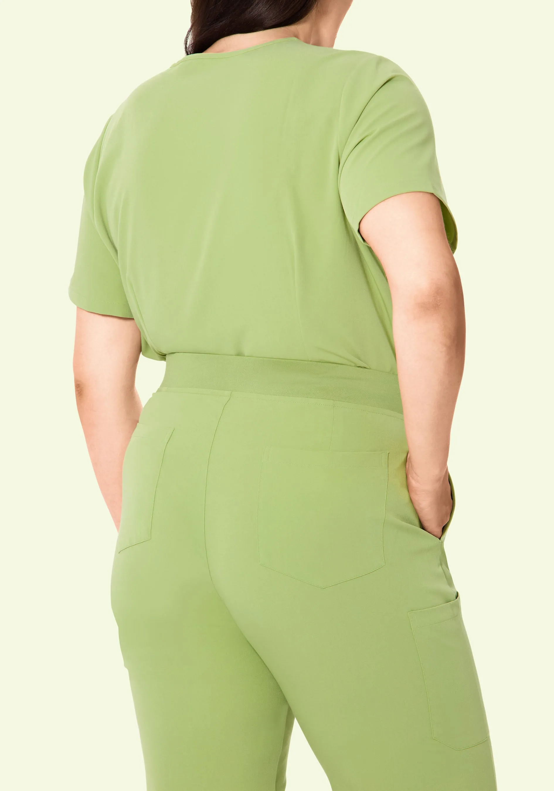 High Waisted Joggers Fern