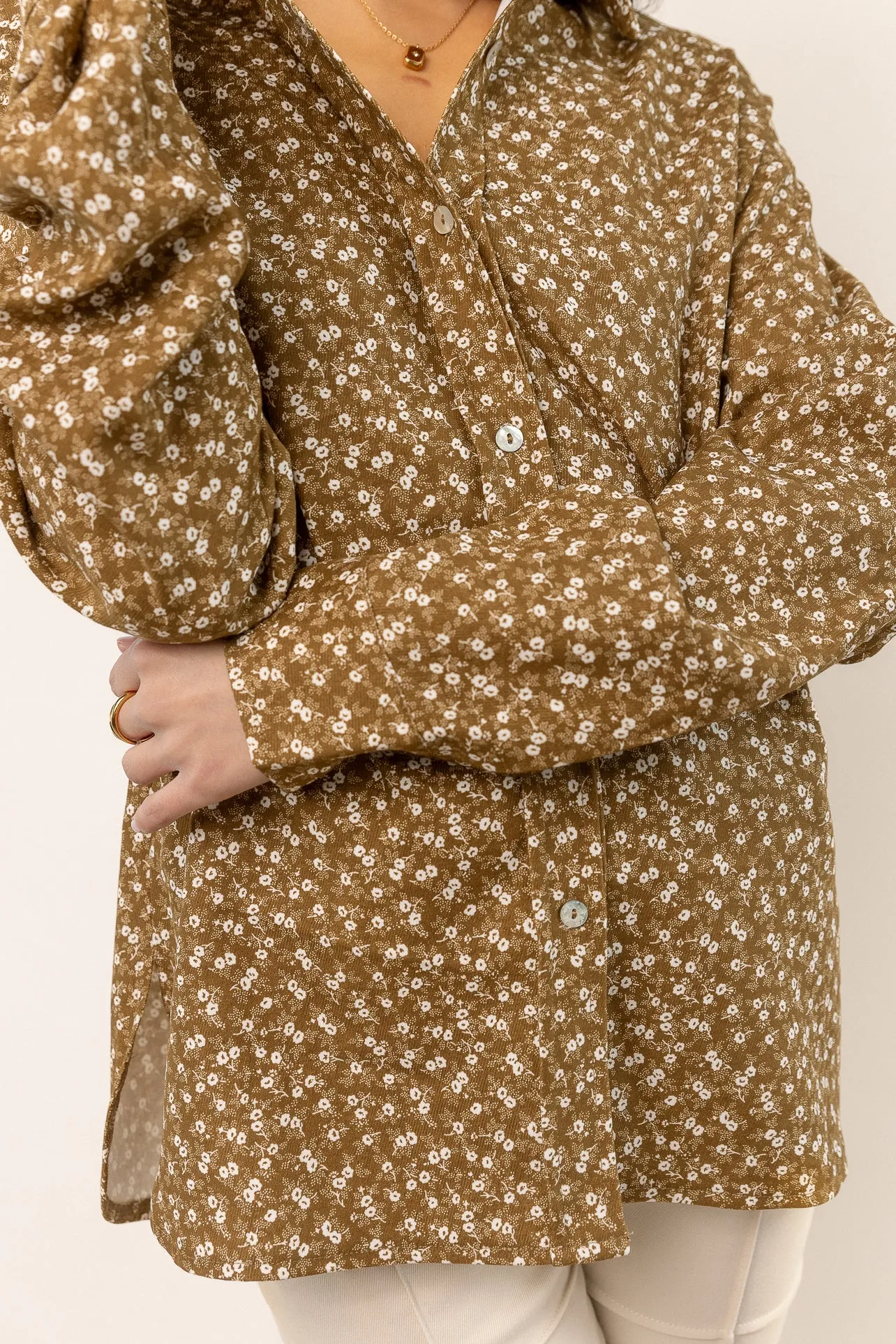 Karina Floral Button Up - FINAL SALE