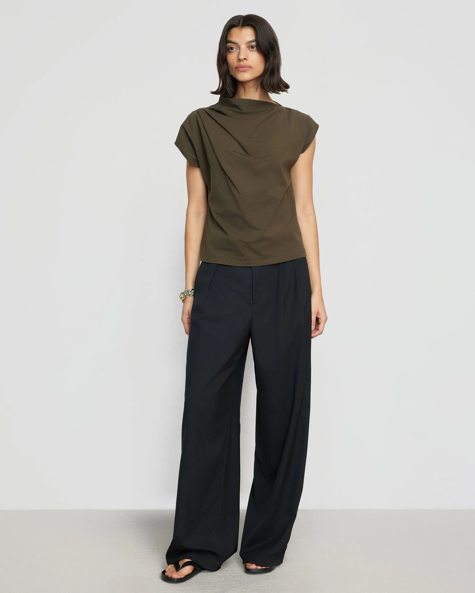 Kenny Asymmetric-Neck Tee