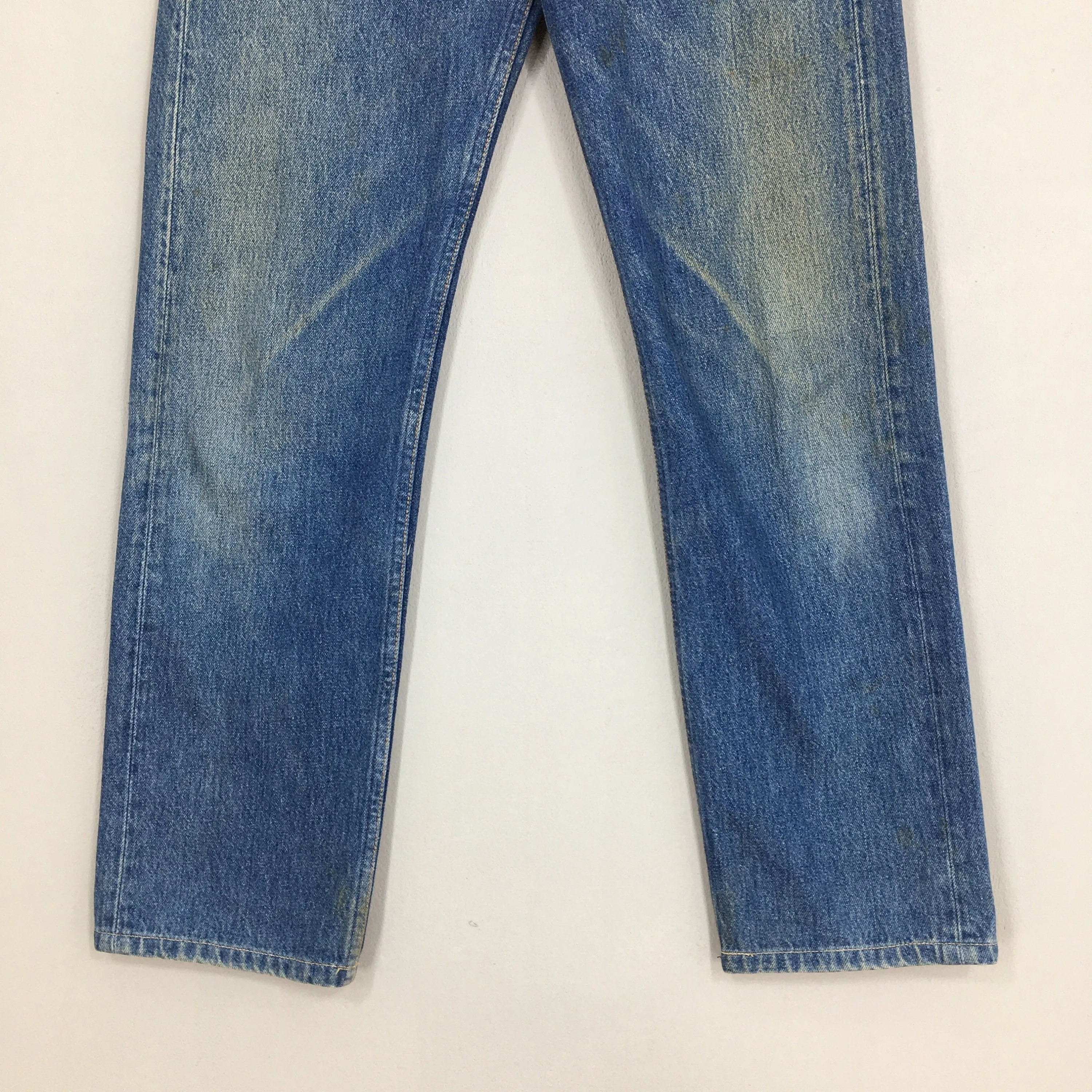 Levi's 501 Faded Blue Stonewash Jeans Size 28x30