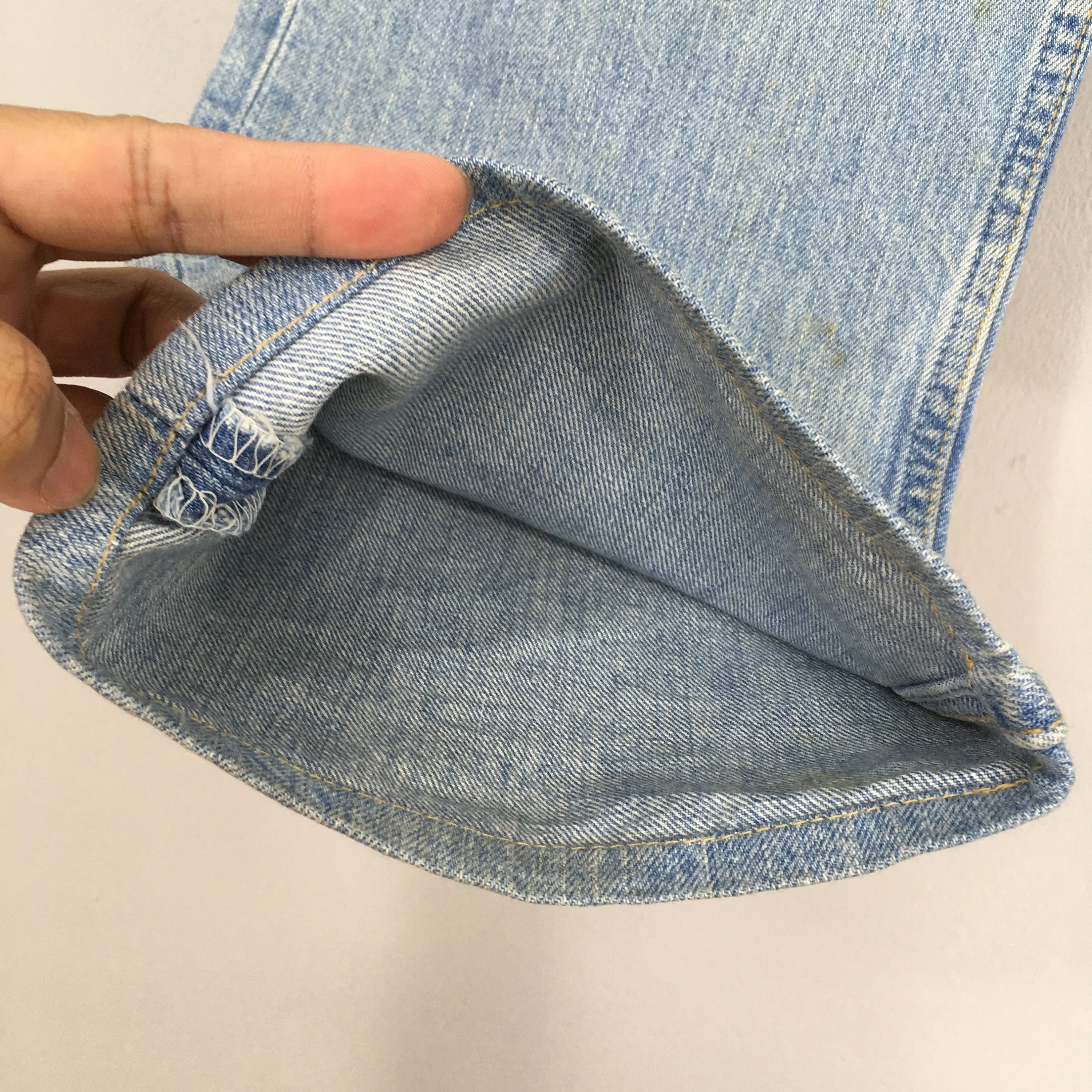 Levi's 501 Faded Dirty Blue Jeans Size 32x27.5
