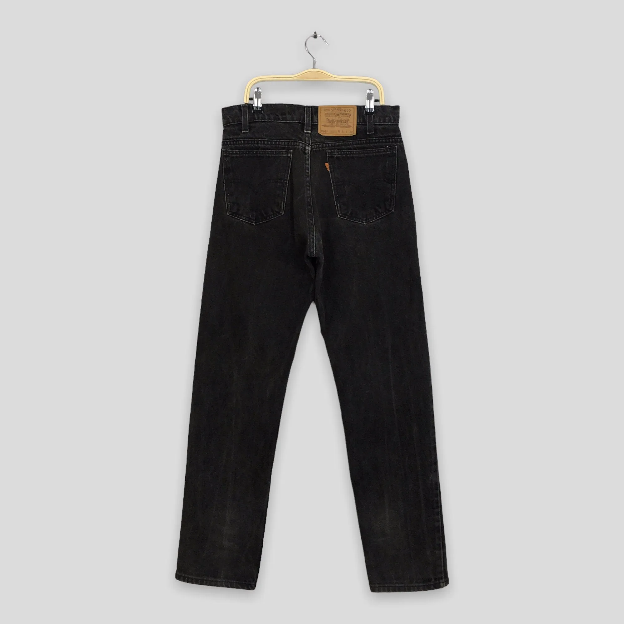 Levi's 505 Faded Black High Waisted Jeans Size 29x30