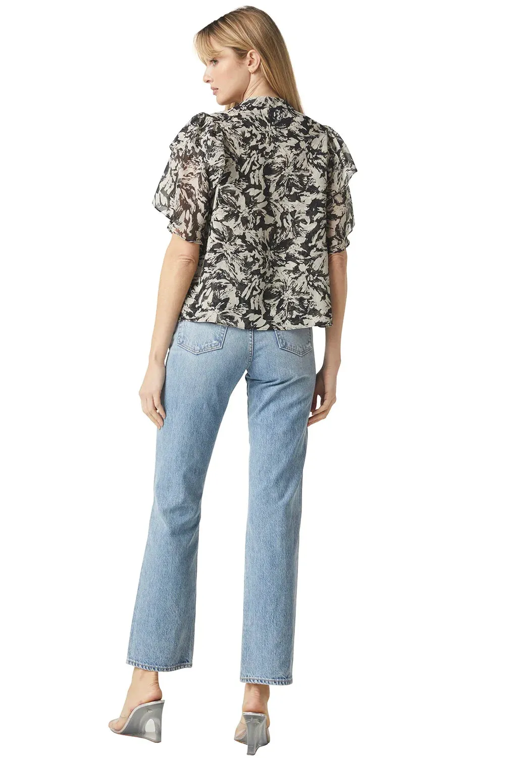 LIVIA Top in Tonal Abstract