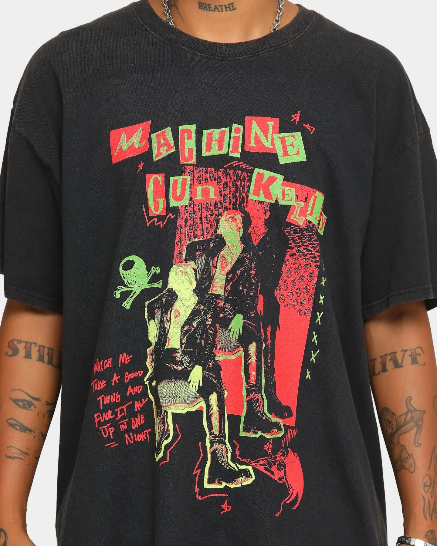 Machine Gun Kelly Watch Me Vintage T-Shirt Black
