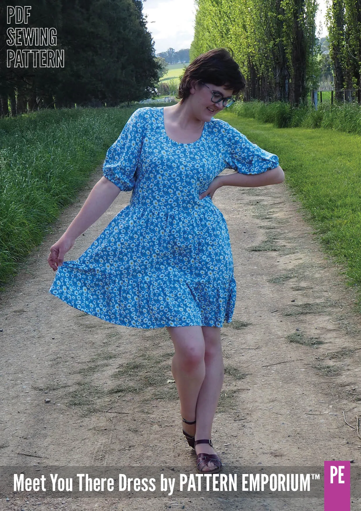 Meet You There | Tiered Dress & Top Sewing Pattern