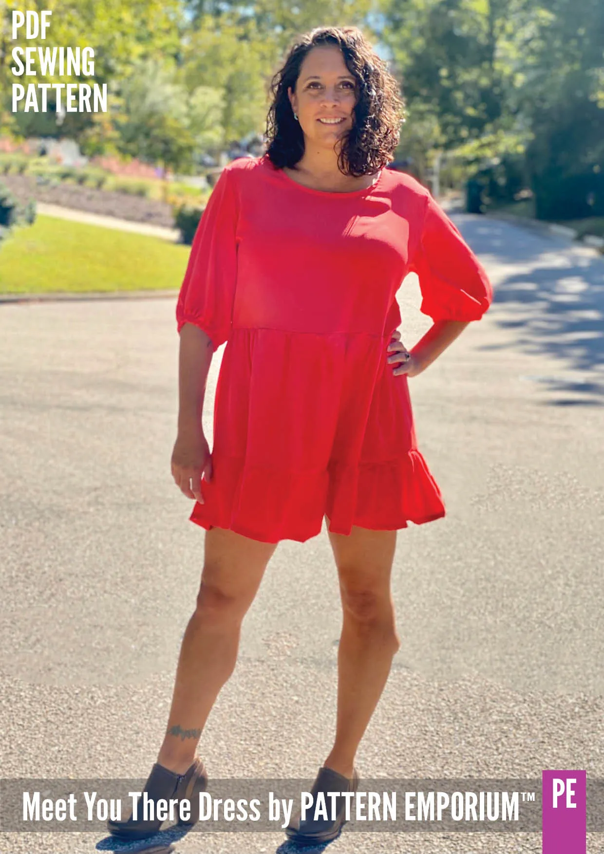 Meet You There | Tiered Dress & Top Sewing Pattern