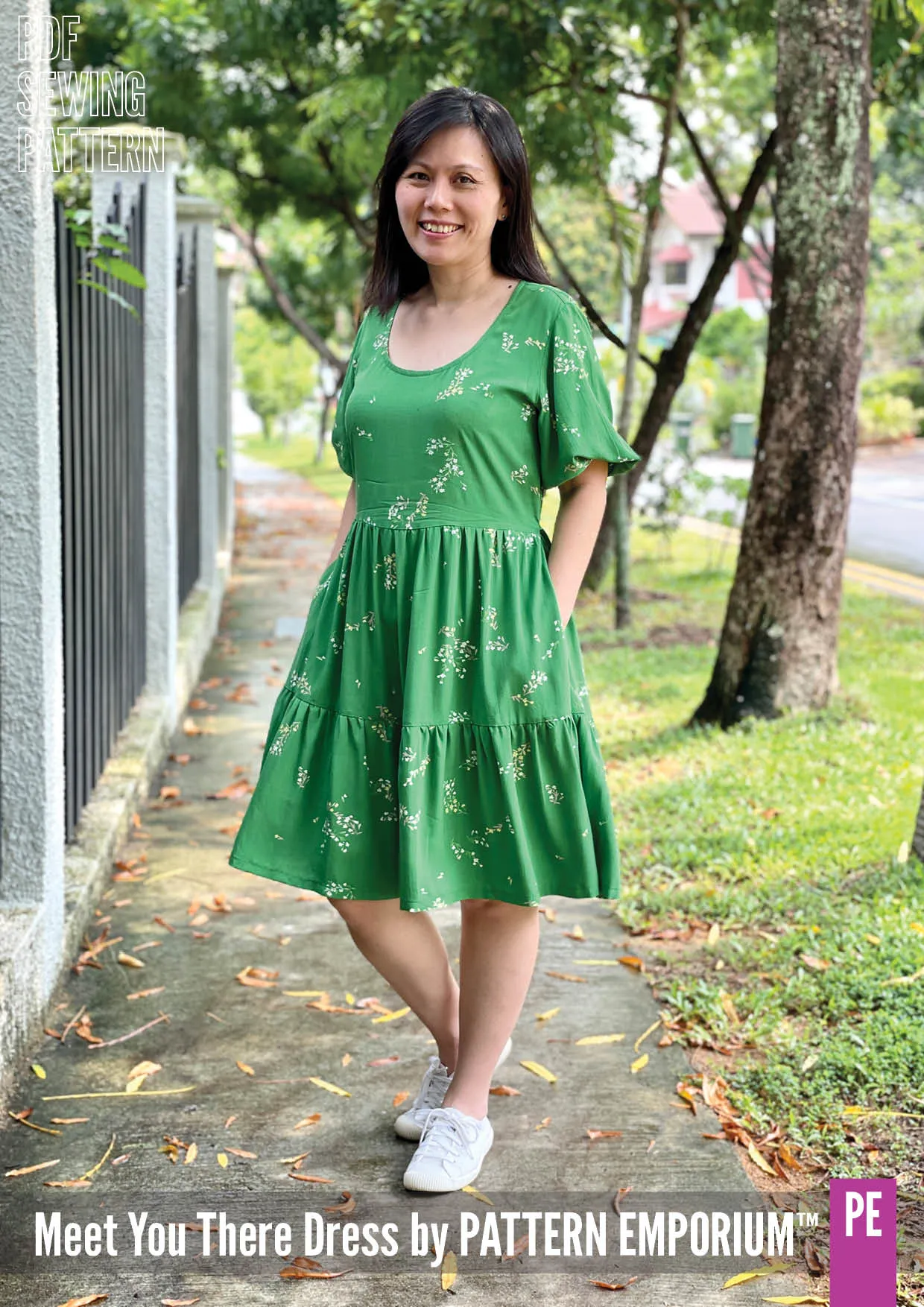 Meet You There | Tiered Dress & Top Sewing Pattern