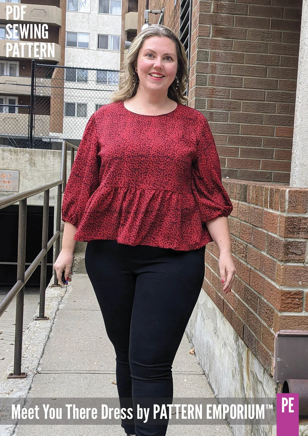 Meet You There | Tiered Dress & Top Sewing Pattern