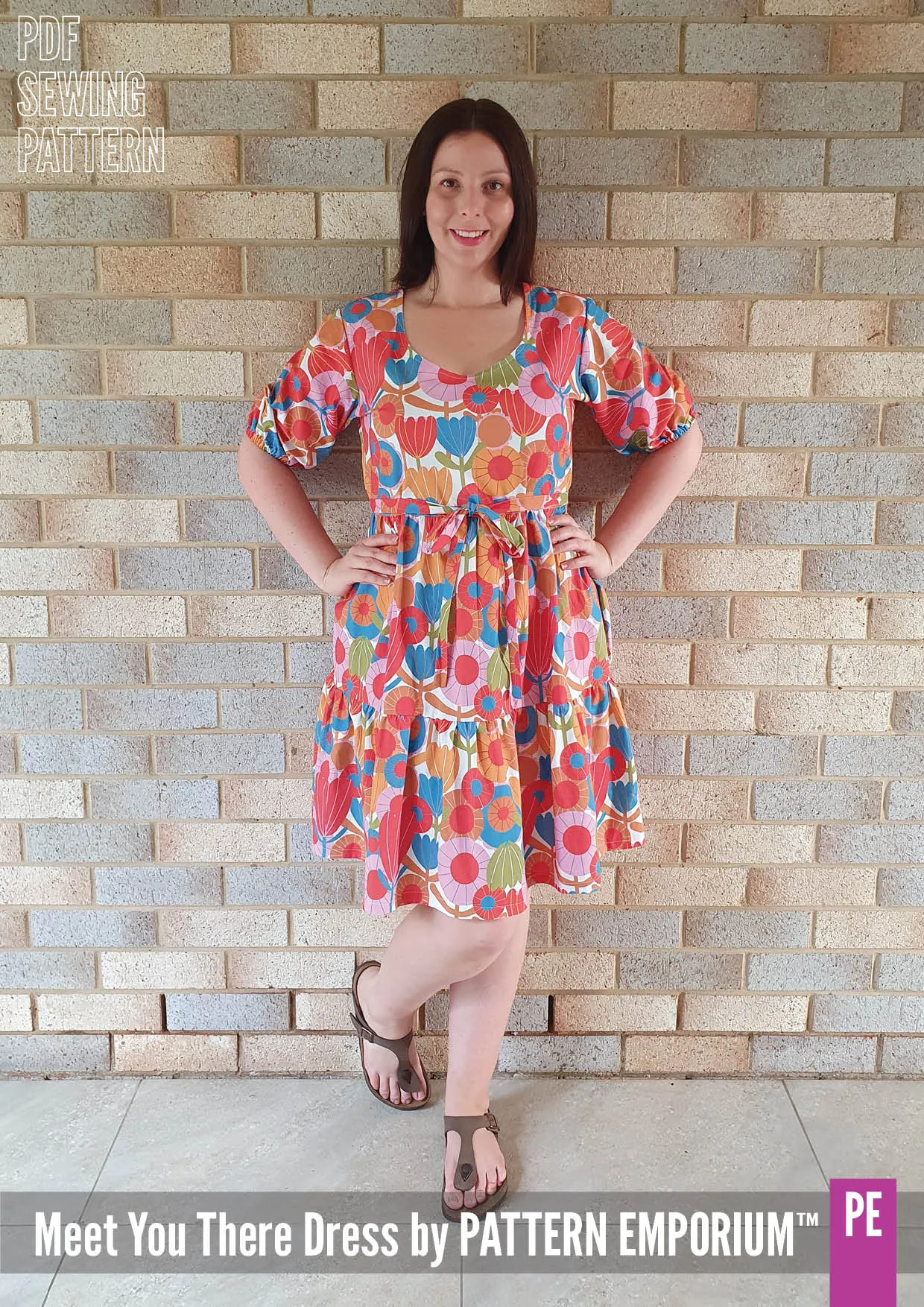 Meet You There | Tiered Dress & Top Sewing Pattern