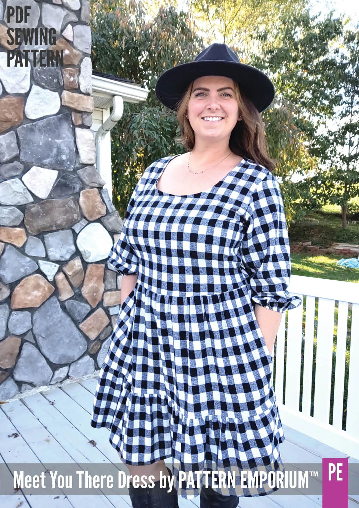 Meet You There | Tiered Dress & Top Sewing Pattern