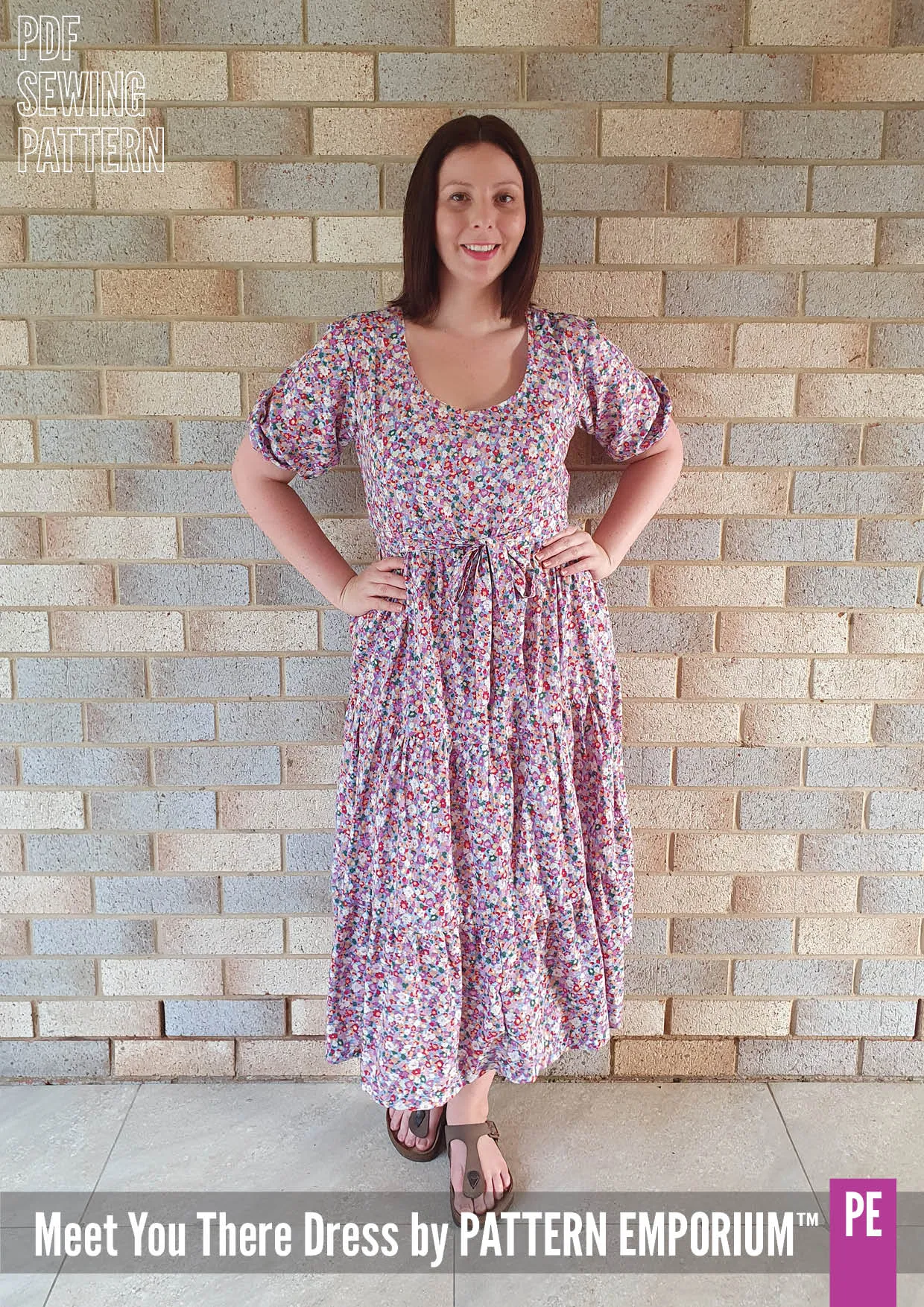 Meet You There | Tiered Dress & Top Sewing Pattern