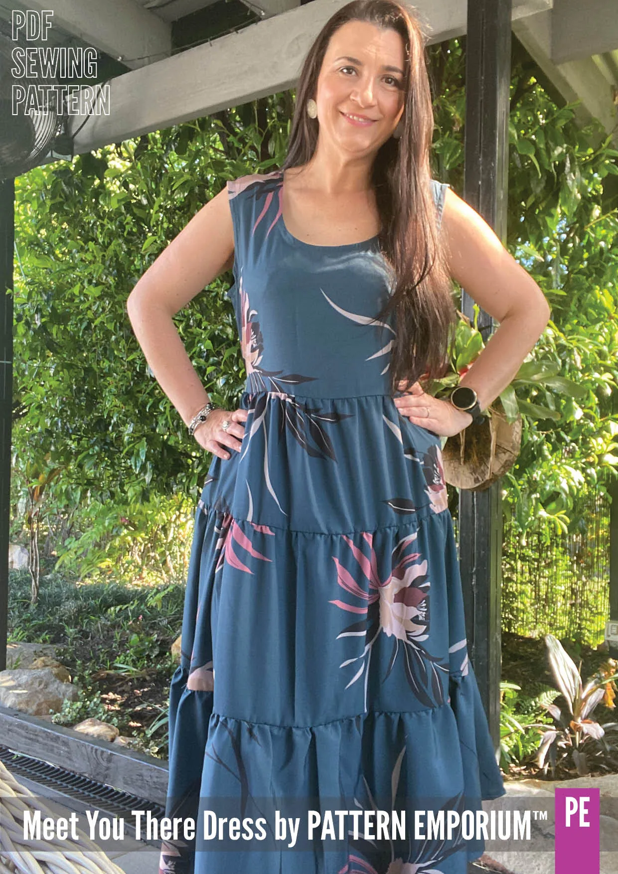 Meet You There | Tiered Dress & Top Sewing Pattern