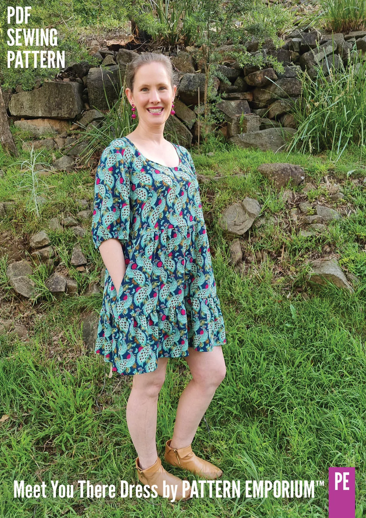Meet You There | Tiered Dress & Top Sewing Pattern