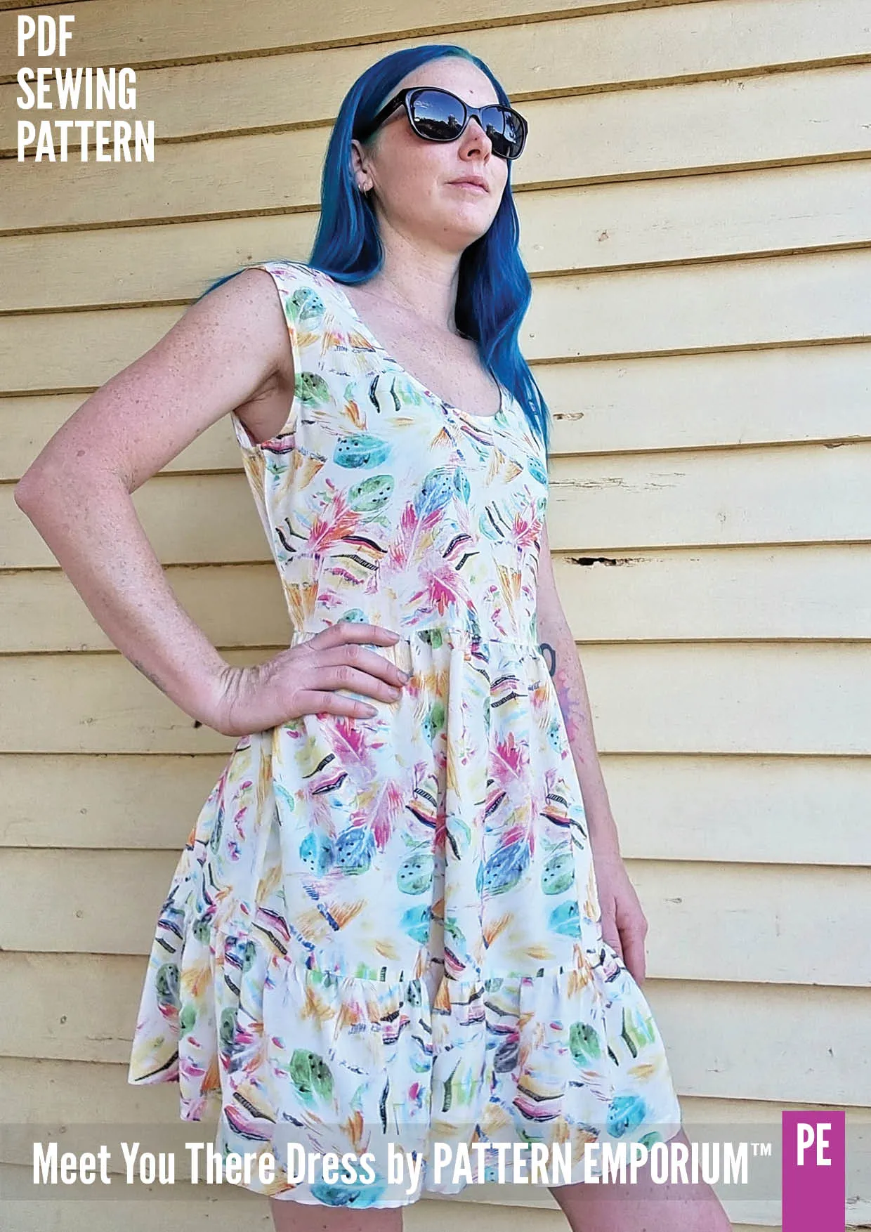 Meet You There | Tiered Dress & Top Sewing Pattern