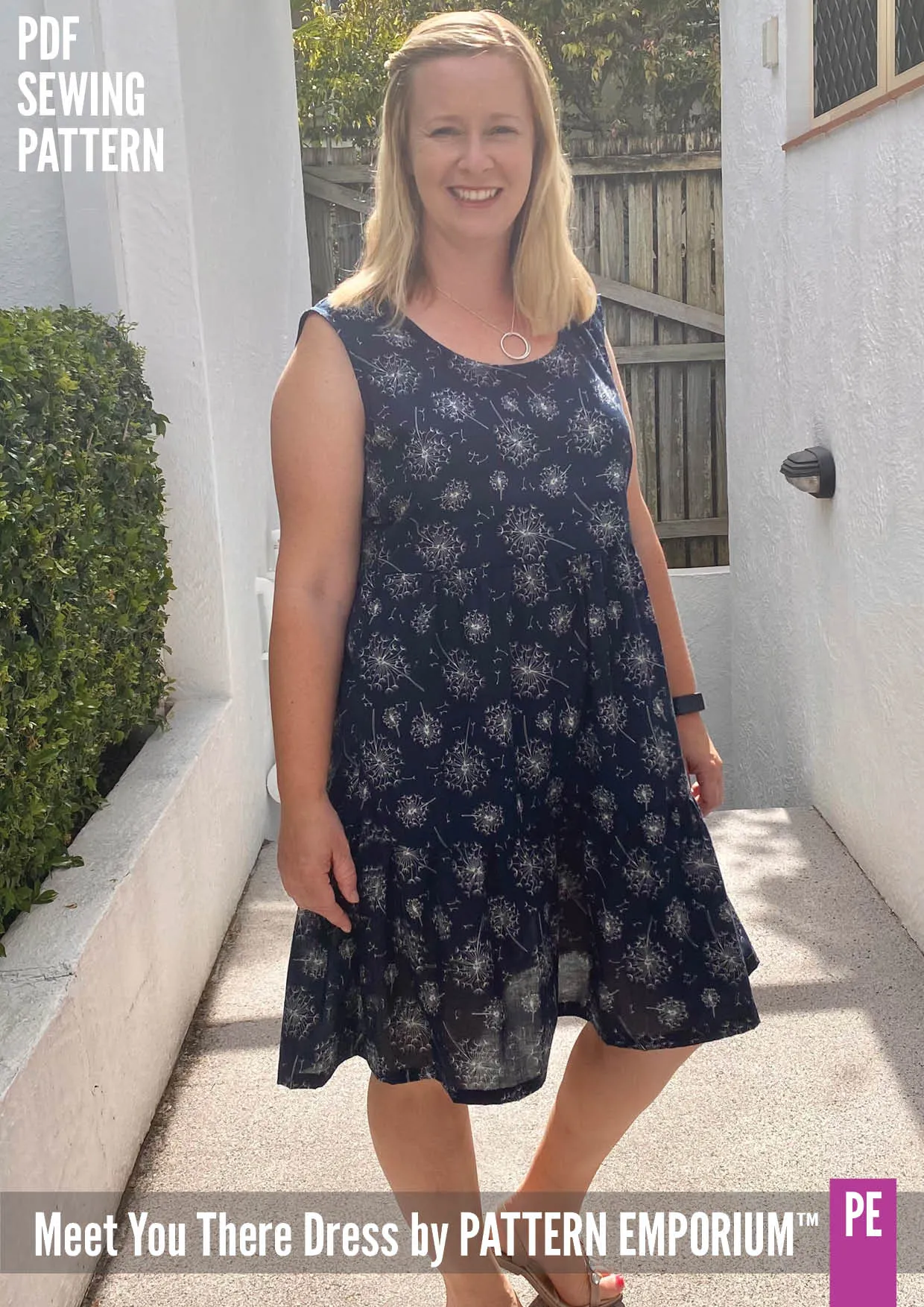 Meet You There | Tiered Dress & Top Sewing Pattern