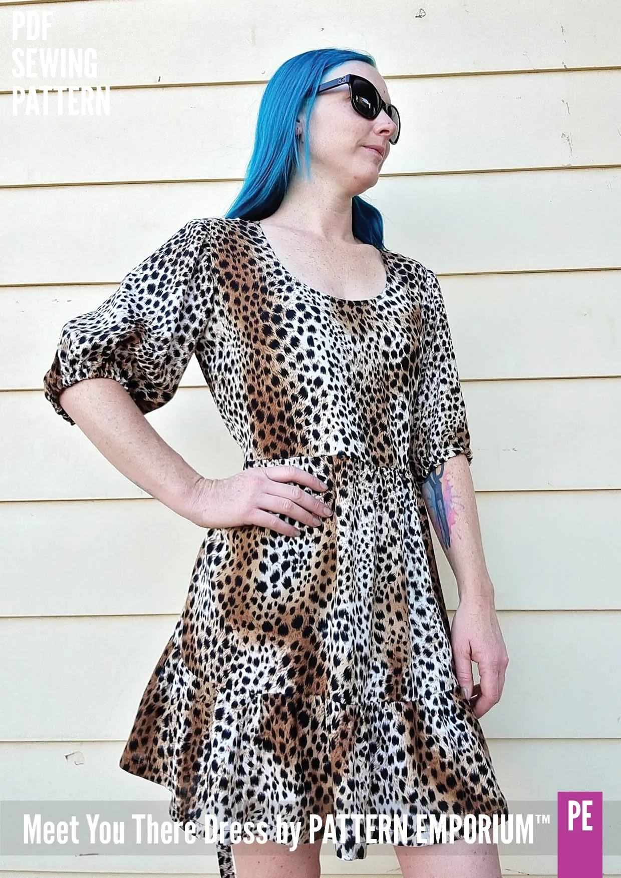 Meet You There | Tiered Dress & Top Sewing Pattern