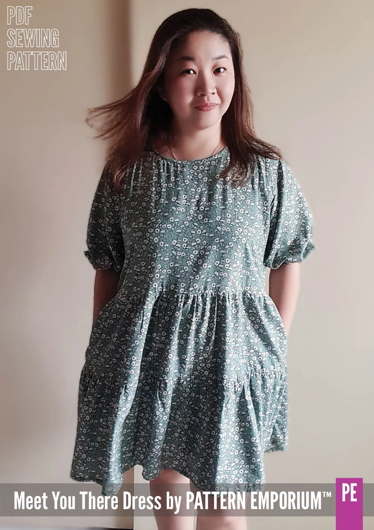 Meet You There | Tiered Dress & Top Sewing Pattern