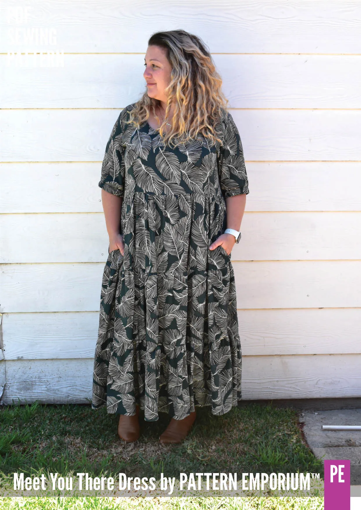 Meet You There | Tiered Dress & Top Sewing Pattern