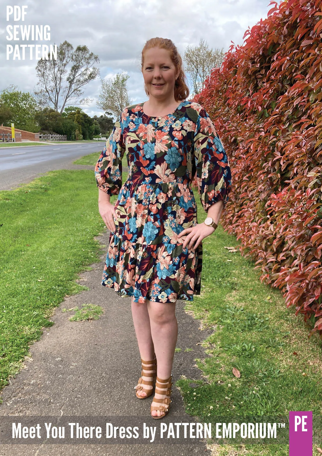 Meet You There | Tiered Dress & Top Sewing Pattern