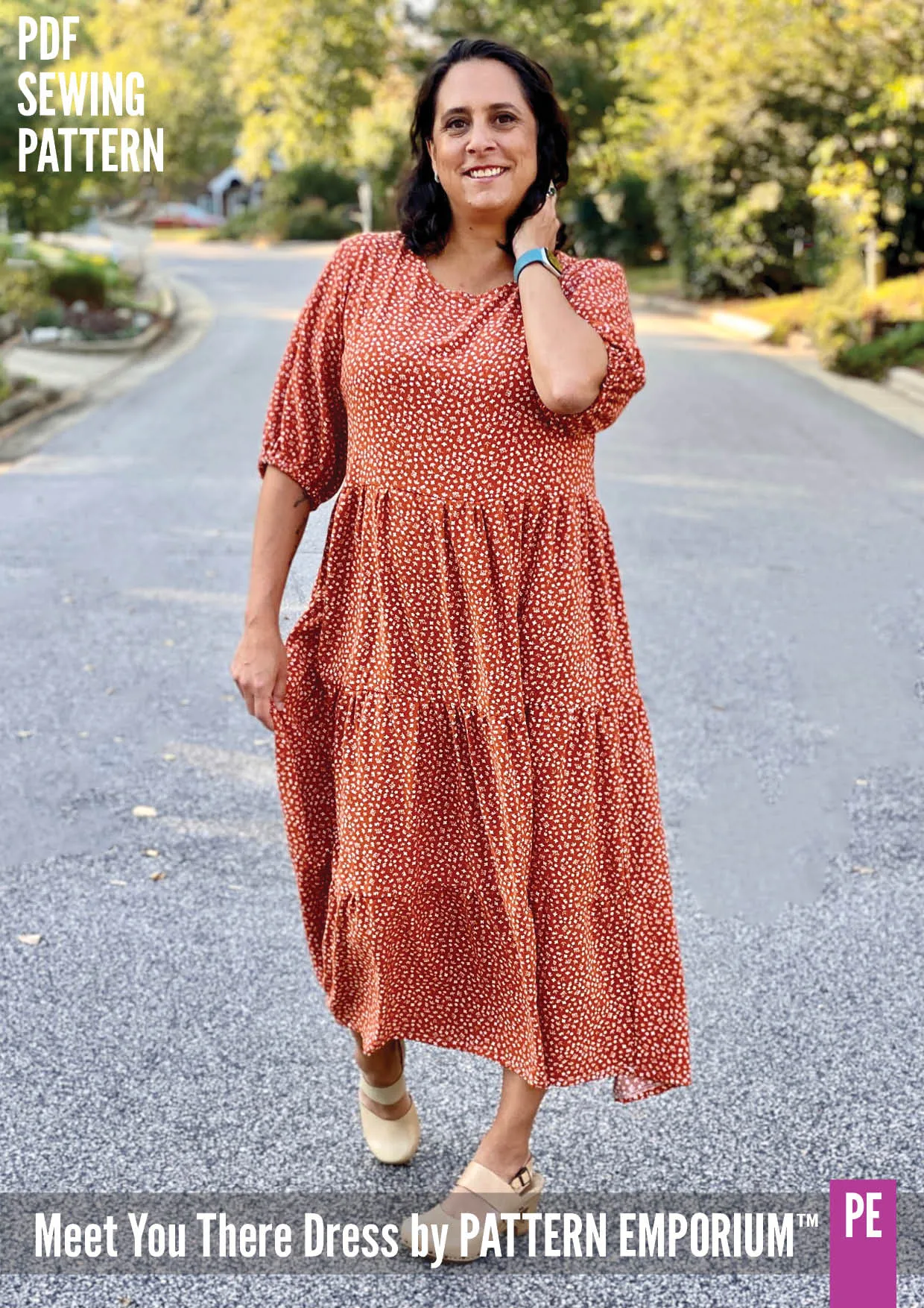 Meet You There | Tiered Dress & Top Sewing Pattern