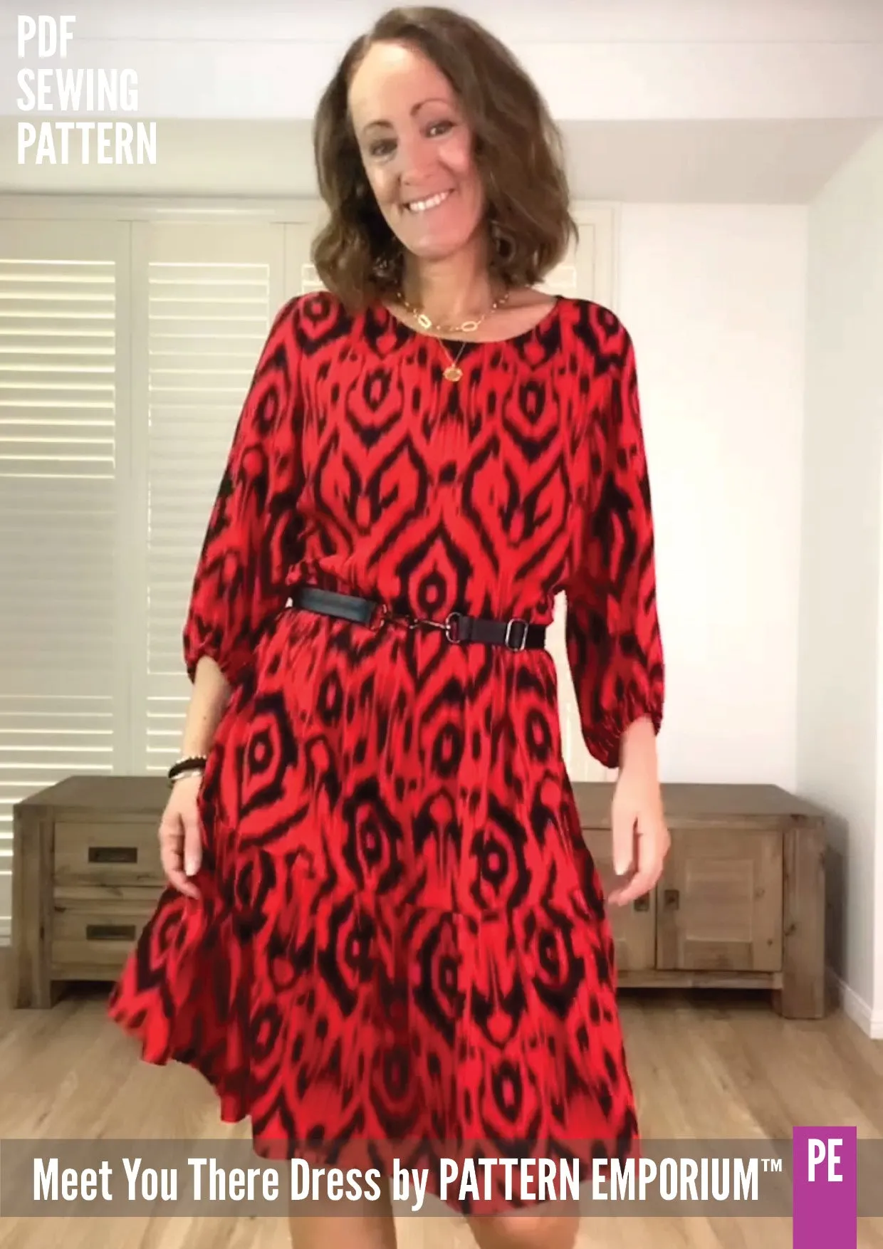 Meet You There | Tiered Dress & Top Sewing Pattern