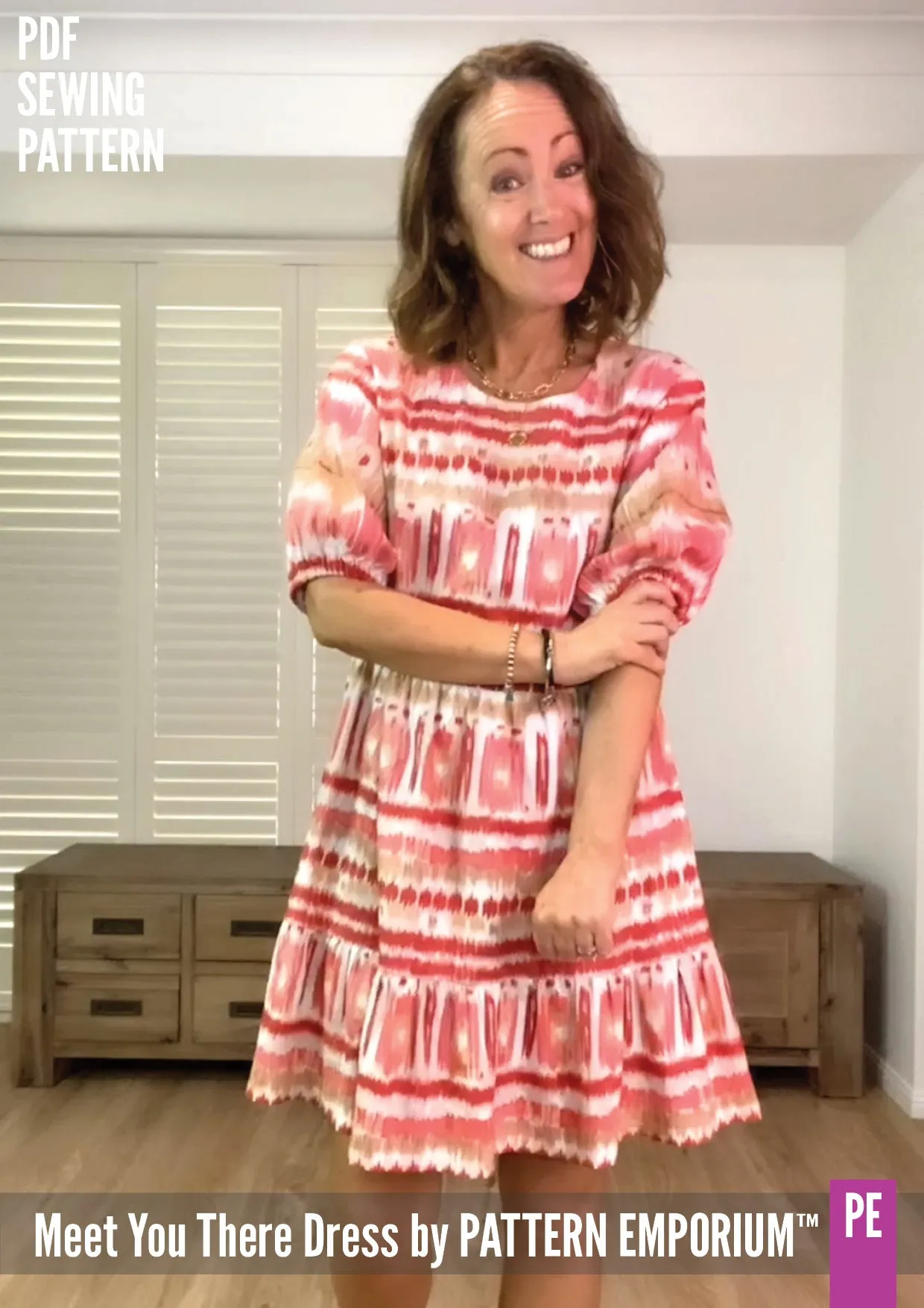 Meet You There | Tiered Dress & Top Sewing Pattern