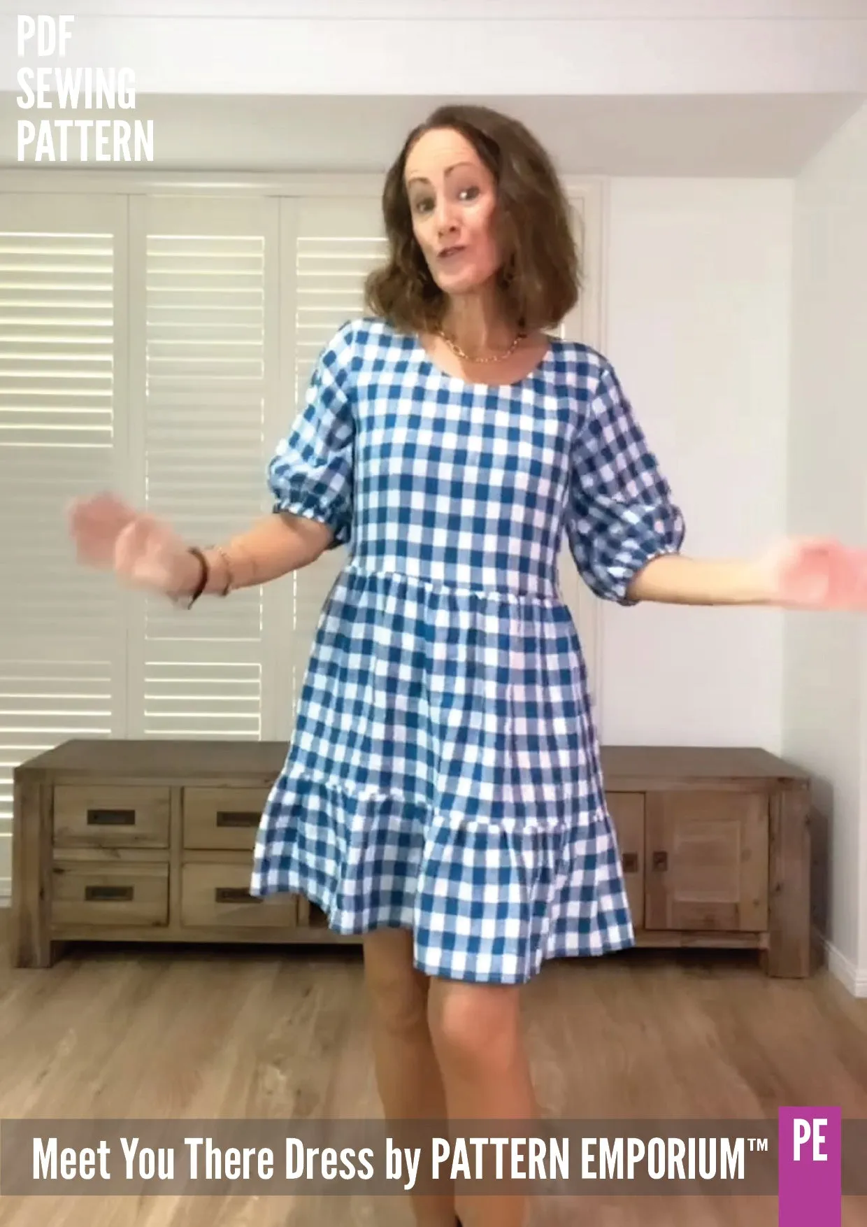 Meet You There | Tiered Dress & Top Sewing Pattern