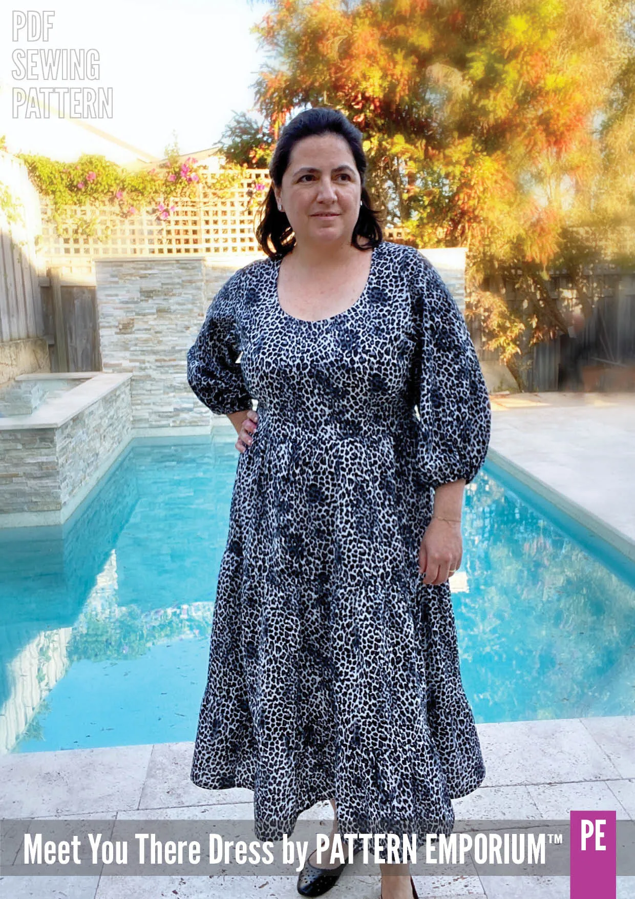 Meet You There | Tiered Dress & Top Sewing Pattern