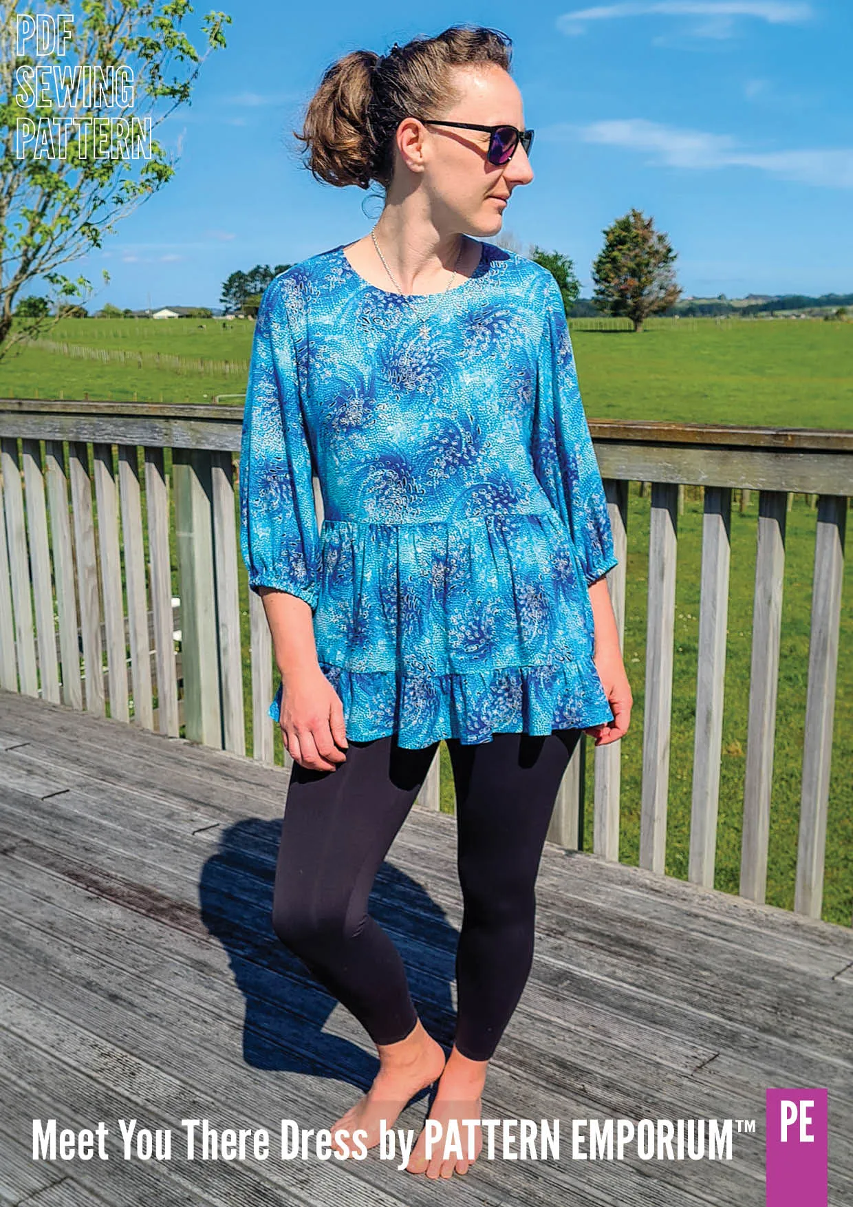Meet You There | Tiered Dress & Top Sewing Pattern