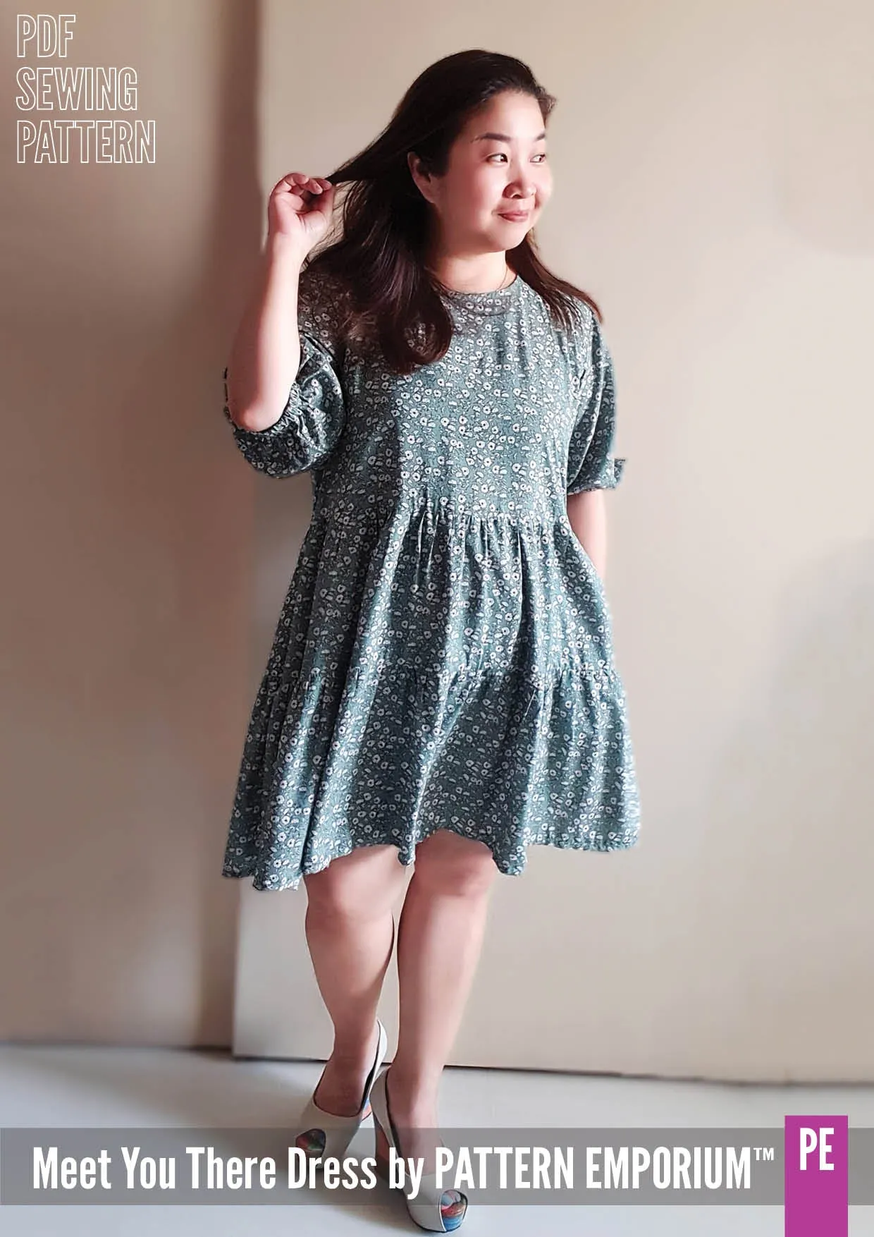 Meet You There | Tiered Dress & Top Sewing Pattern