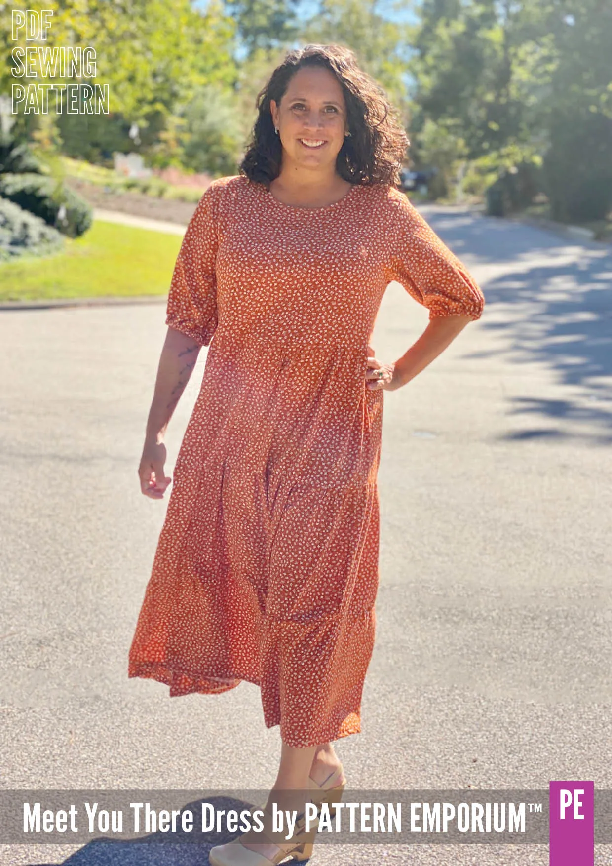Meet You There | Tiered Dress & Top Sewing Pattern