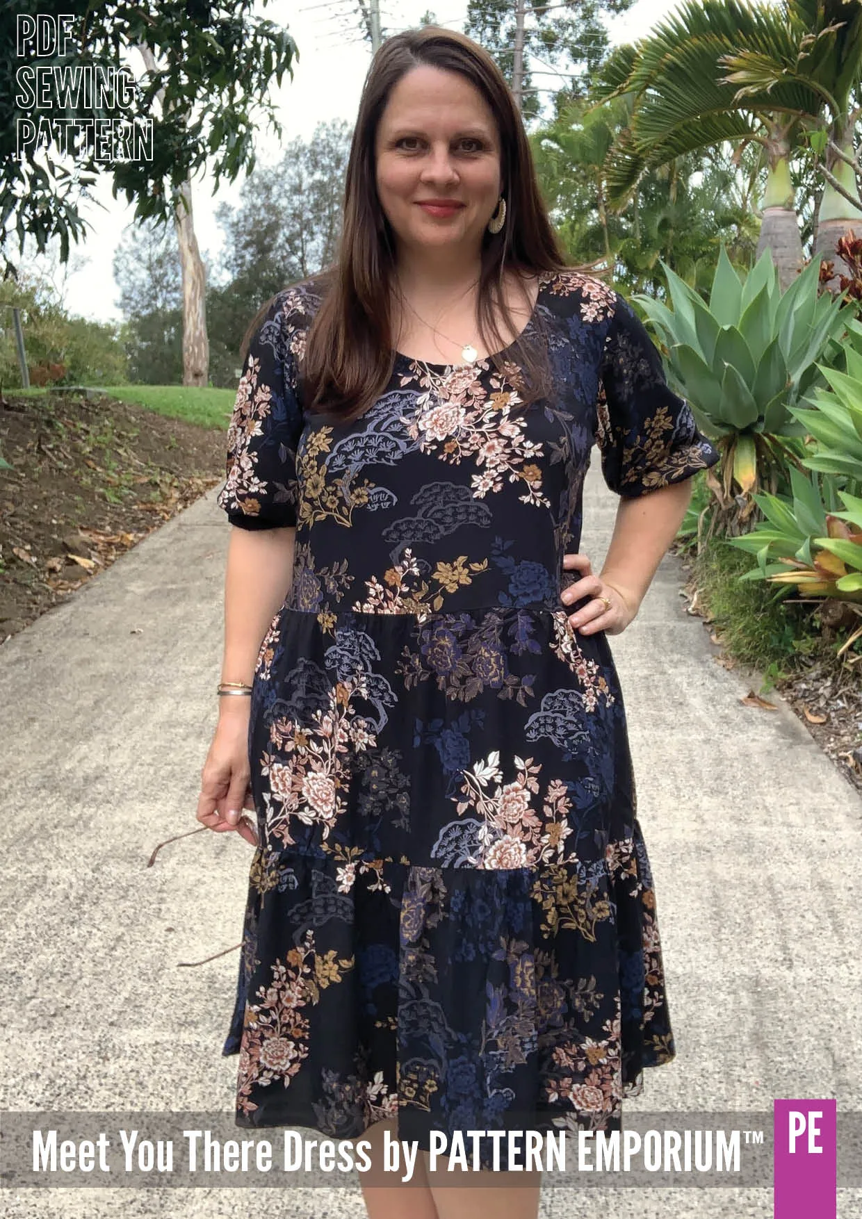 Meet You There | Tiered Dress & Top Sewing Pattern