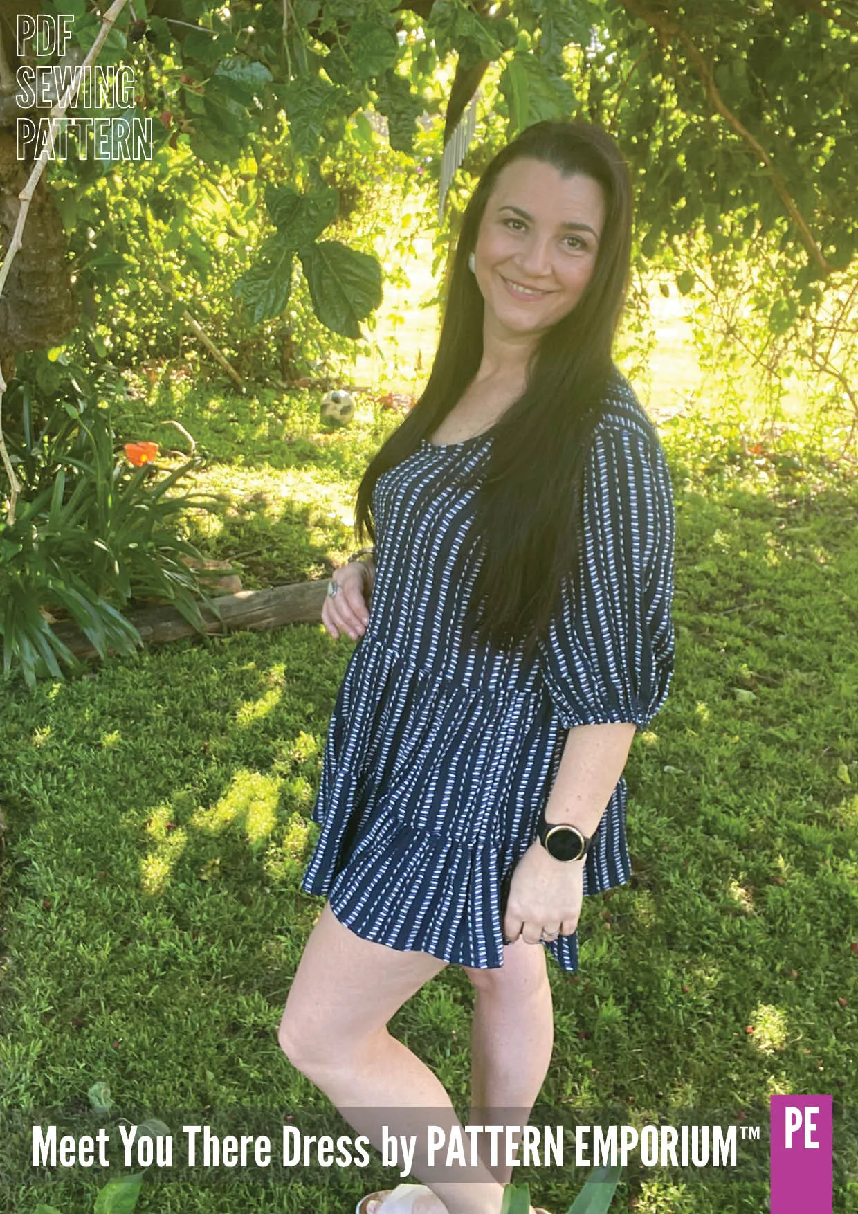 Meet You There | Tiered Dress & Top Sewing Pattern