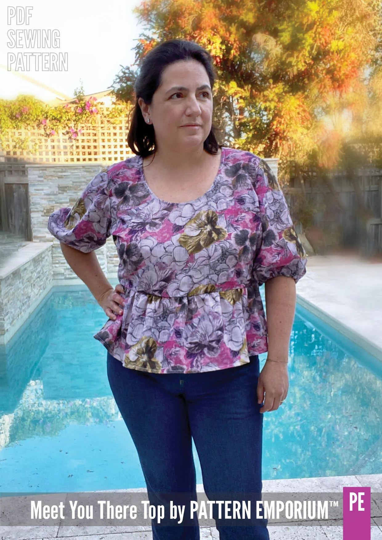 Meet You There | Tiered Dress & Top Sewing Pattern