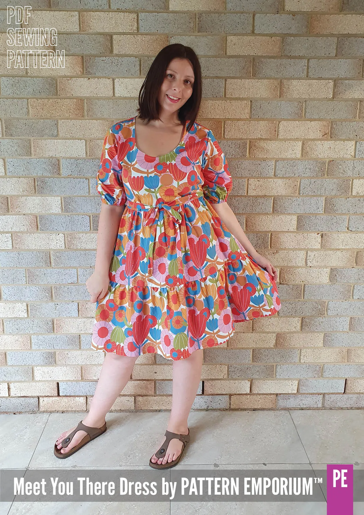 Meet You There | Tiered Dress & Top Sewing Pattern