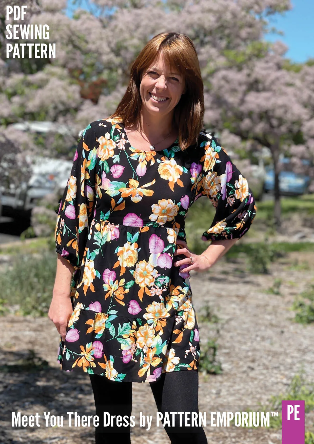 Meet You There | Tiered Dress & Top Sewing Pattern