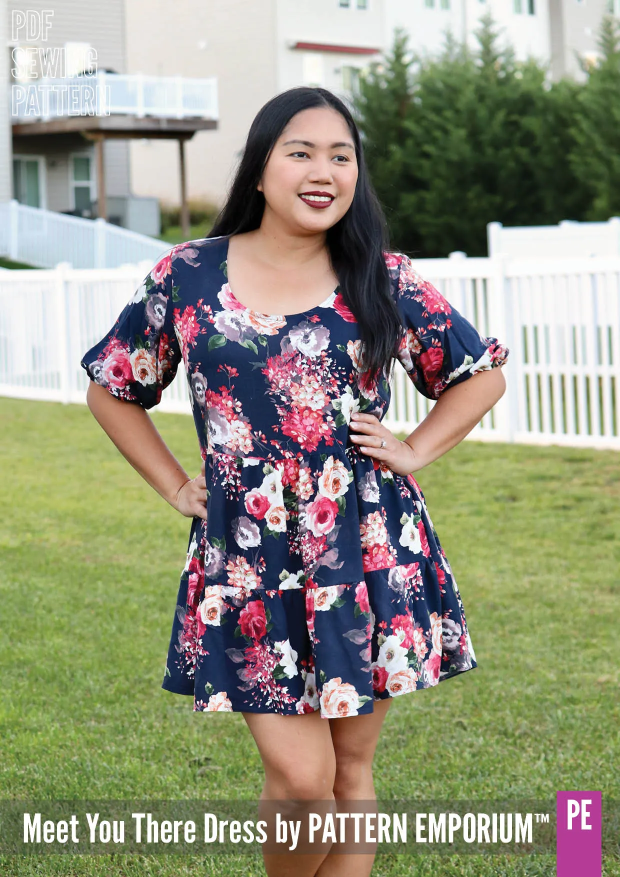 Meet You There | Tiered Dress & Top Sewing Pattern