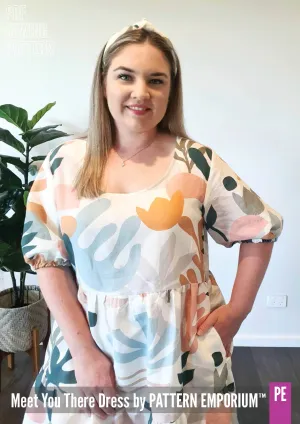 Meet You There | Tiered Dress & Top Sewing Pattern