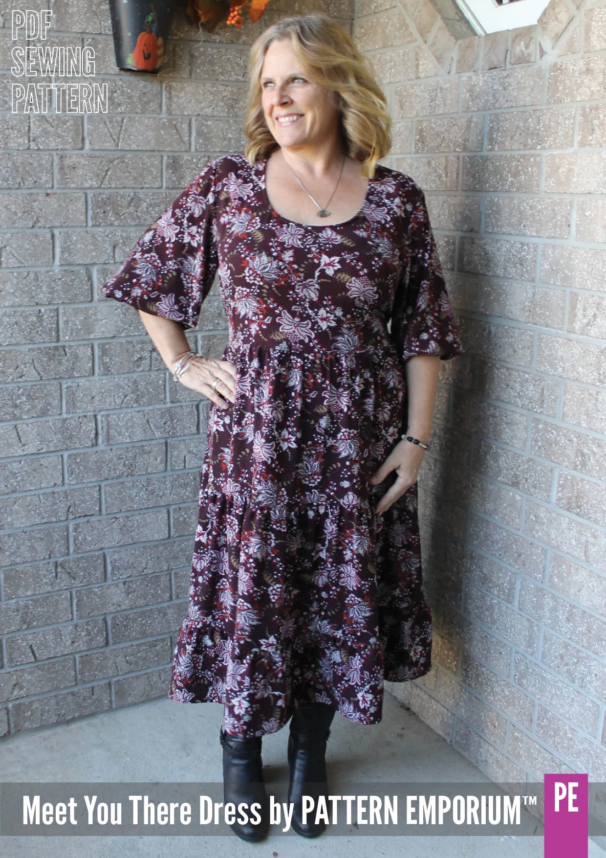 Meet You There | Tiered Dress & Top Sewing Pattern